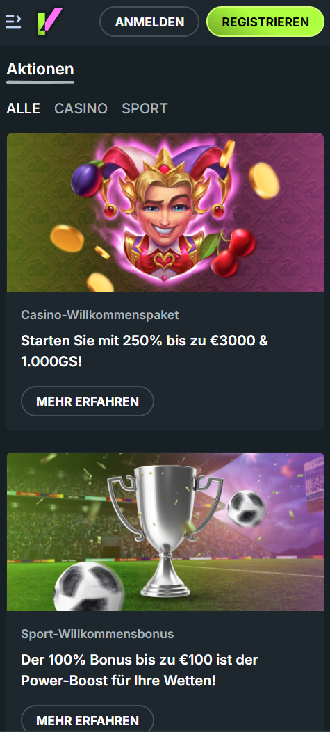 evobet bonus
