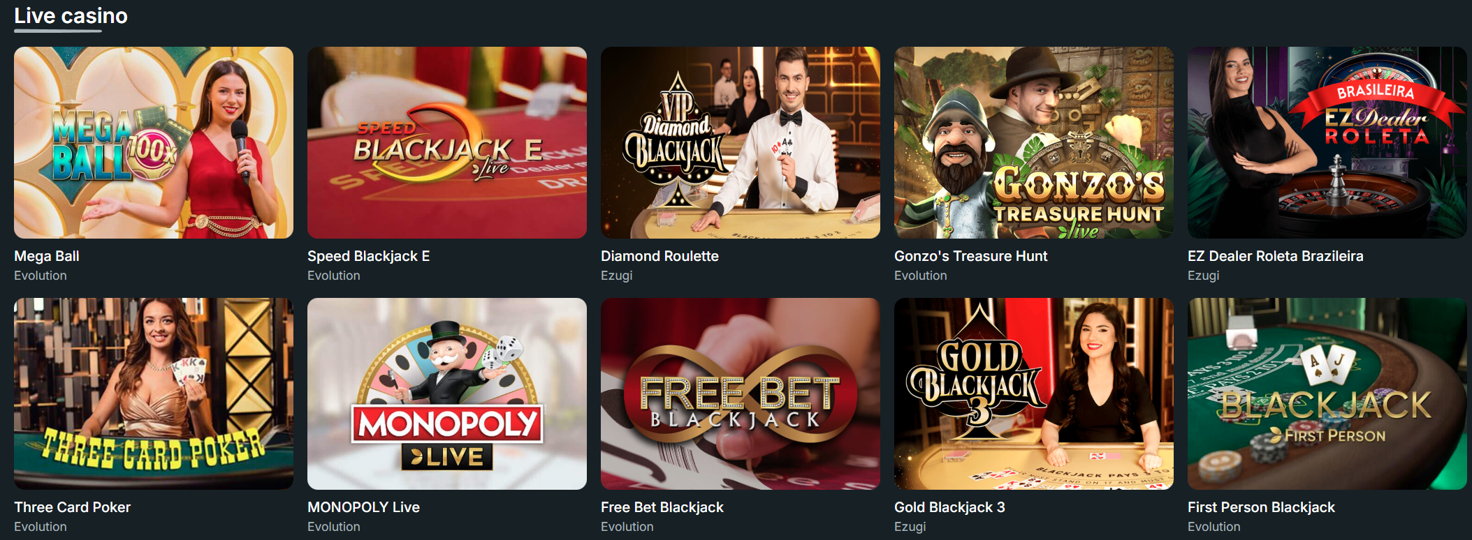 evobet live